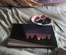 Acrylic painting