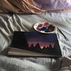 Acrylic painting