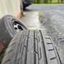 14" 5x100 VW steel wheels (Good tyres) Image 6