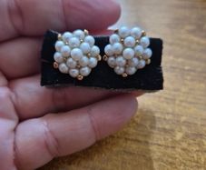 Vintage Pearl Effect Earrings