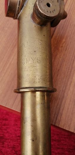 Vintage Mysto No 7 Brass Garden Sprayer