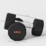 Dumbbells Weights Set with 12-Sided Shape and Non-Slip Grip for Men Women Home Gym Workout, 2 x 6kg Image 2