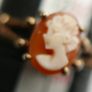 Vintage 9ct Gold 375 Cameo Ring Image 8