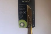 Knife satin gold 8,5 cm 3,5 "brand new
