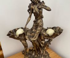 Resin statue