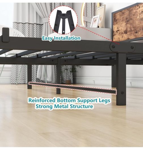 King Size Bed Frame Metal
