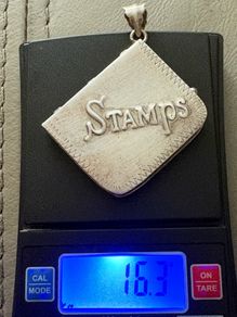 Silver stamp holder box
