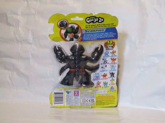 Heroes of Goo Jit Zu Scorpion Scorpius Figure Brand New Sealed Rare Hard To Find