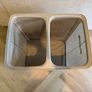 Brand New Dual Laundry Hamper / Basket Dunnes Stores - Cream - 25 EUR Image 5
