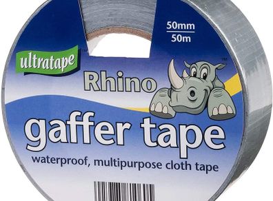 Rhino Gaffer Tape 50MM X 50M Silver