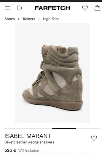 Isabel Marant Bekett Wedge Trainers E525 in BTs