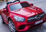 Mercedes-Benz license ride on car 12V kids electric toy car with leather seat