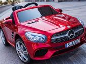 Mercedes-Benz license ride on car 12V kids electric toy car with leather seat
