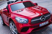 Mercedes-Benz license ride on car 12V kids electric toy car with leather seat