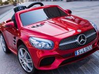 main image for ad Mercedes-Benz license ride on car 12V kids electric toy car with leather seat