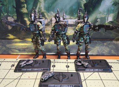 GI JOE Cobra Jungle BAT trio