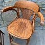 A Pair of bentwood highstools. Image 4