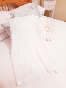 White Muscle Top - Size M