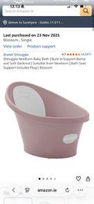 Shnuggle Newborn Baby Bath - Blossom