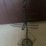 Black wine bottles and glasses holder Image 2