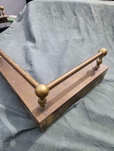c 127 x 41 cm . very heavy solid fender.