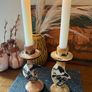 Vintage African Soapstone Elephant Candlesticks Image 8