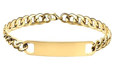 The Classic Cuban Chain Bracelet  Custom Engraving