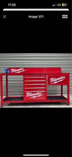 Steel work benches