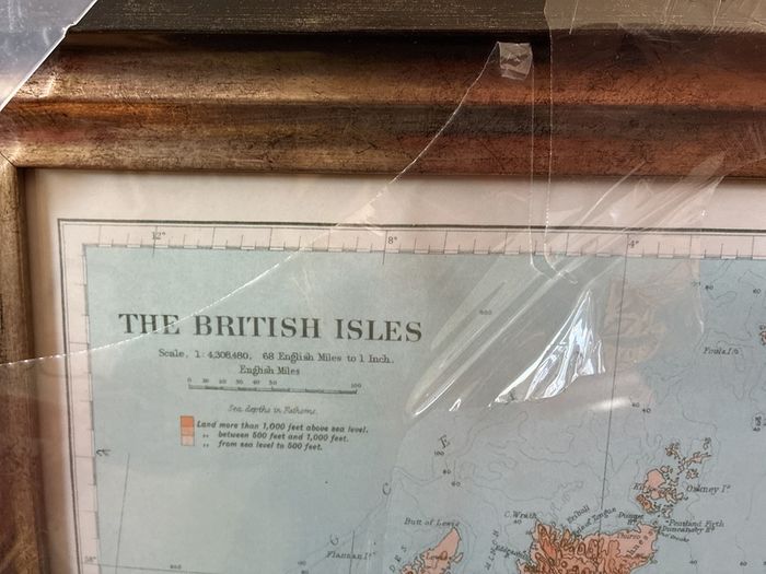 British Isles Framed Picture