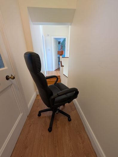 Black High-Back Adjustable Office Chair