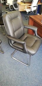 NEW Milano 0646 Genuine Italian Leather Boardroom Chair
