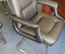 NEW Milano 0646 Genuine Italian Leather Boardroom Chair