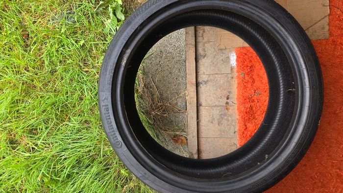 Two 20 inch tyres bridgestone and continental