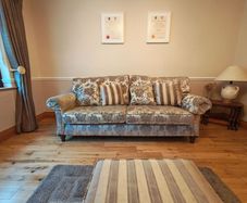 Chesterfield Inspired 3 and 2 seater with Ottoman