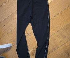 pineapple black leggings age 11-12