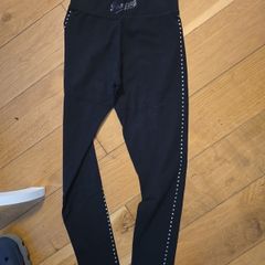pineapple black leggings age 11-12