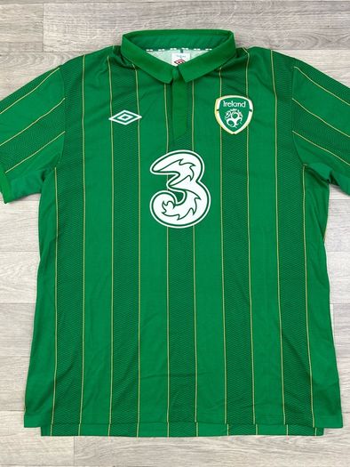 Vintage 2011 Umbro Ireland Home Jersey Shirt Mens Large