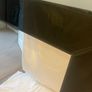 Black Glass framed Mirror Image 2