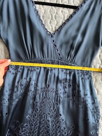 Ghost  cavy silk dress size S /uk 10 , close to new