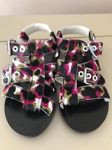 Bimba y Lola Animal Print Sandals New Size EU 40