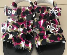 Bimba y Lola Animal Print Sandals New Size EU 40