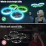 Drones for Kids,RC Drone with Altitude Hold and Headless Mode,Quadcopter with Blue & Green Lights,Propellers Full Protect and Double Batteries,Easy to fly Gift Toy for Boys and Girls (FREE POSTAGE) Image 4