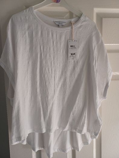 Next white Top Size 12 bnwt