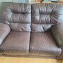 Leather suite - 3 seater, 2 seater and armchair Image 4
