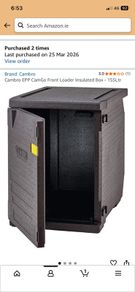 Cambro 155ltr front loader