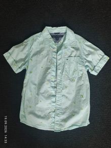 Tommy Hilfiger Boys Short Sleeve Tropical Shirt