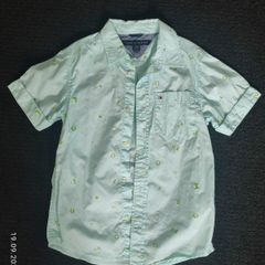 Tommy Hilfiger Boys Short Sleeve Tropical Shirt