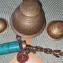 Vintage Tibetan Bells with Amulet Image 2