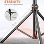71'' Phone Tripod Stand, Extendable Reinforced Aluminum Phone Stand with Wireless Remote, Stable Cellphone Tripod Compatible with iPhone 14/13/12 Galaxy S23/S22 Huawei. Image 3