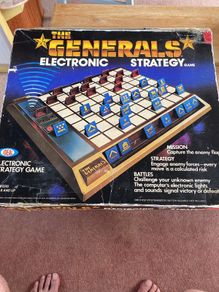 Vintage 1970s board game the generals.